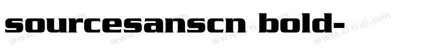sourcesanscn bold字体转换